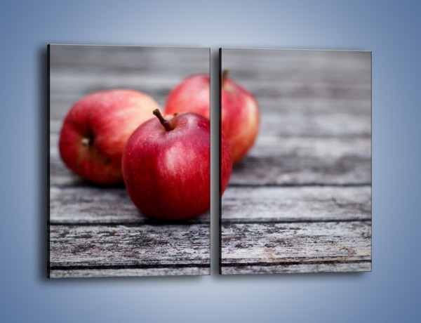 Obraz na płótnie – Jabłkowe zdrowie – dwuczęściowy prostokątny pionowy JN296