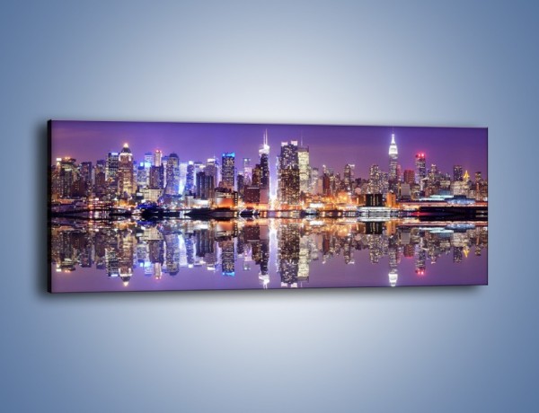 Obraz na płótnie – Panorama Midtown Manhattan – jednoczęściowy panoramiczny AM492