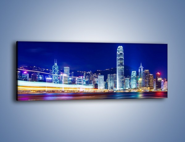 Obraz na płótnie – Panorama Hong Kongu – jednoczęściowy panoramiczny AM499