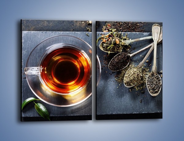 Obraz na płótnie – Herbata i inne dodatki – dwuczęściowy prostokątny pionowy JN596