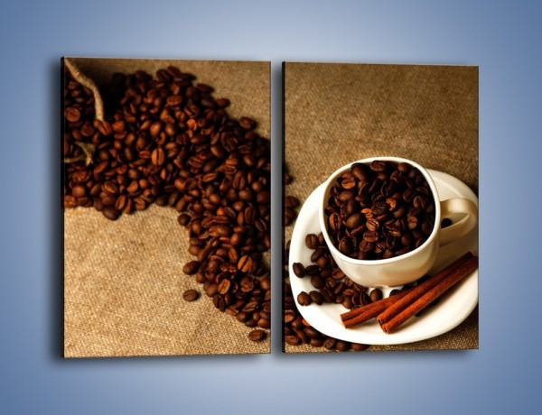 Obraz na płótnie – Kierunek w stronę kawy – dwuczęściowy prostokątny pionowy JN643