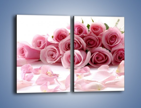 Obraz na płótnie – Nadal piękne róże – dwuczęściowy prostokątny pionowy K167