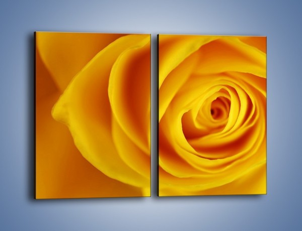 Obraz na płótnie – Kwiaty w kolorze zimy – dwuczęściowy prostokątny pionowy K191