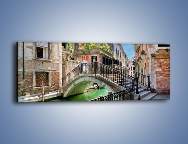 Obraz na płótnie – Wenecki most – jednoczęściowy panoramiczny AM523