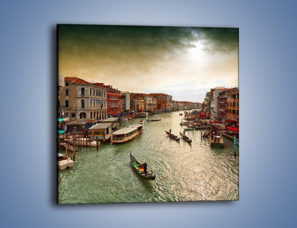 Obraz na płótnie – Wenecka architektura w Canal Grande – jednoczęściowy kwadratowy AM810