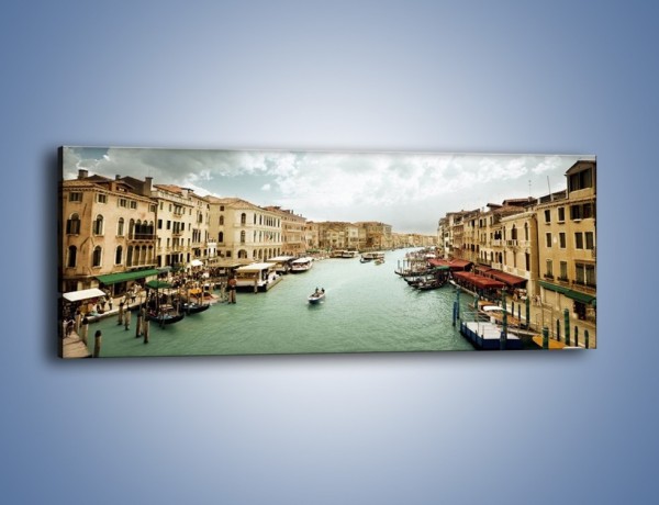 Obraz na płótnie – Cieśnina Canal Grande w Wenecji – jednoczęściowy panoramiczny AM559