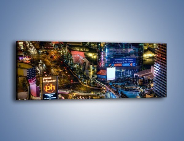 Obraz na płótnie – Cosmopolitan of Las Vegas – jednoczęściowy panoramiczny AM577