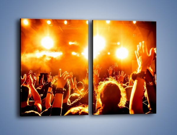 Obraz na płótnie – Udany rockowy koncert – dwuczęściowy prostokątny pionowy L297