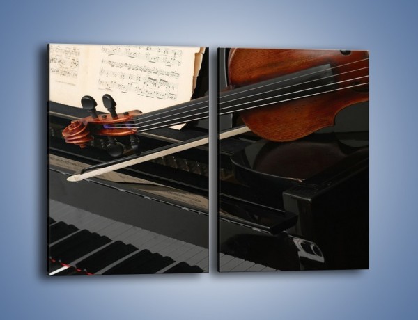 Obraz na płótnie – Instrumenty stworzone do pięknej melodii – dwuczęściowy prostokątny pionowy O054
