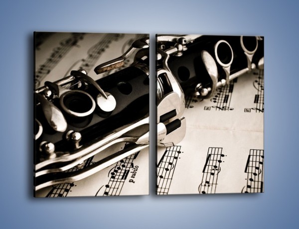 Obraz na płótnie – Egzamin z muzyki – dwuczęściowy prostokątny pionowy O216