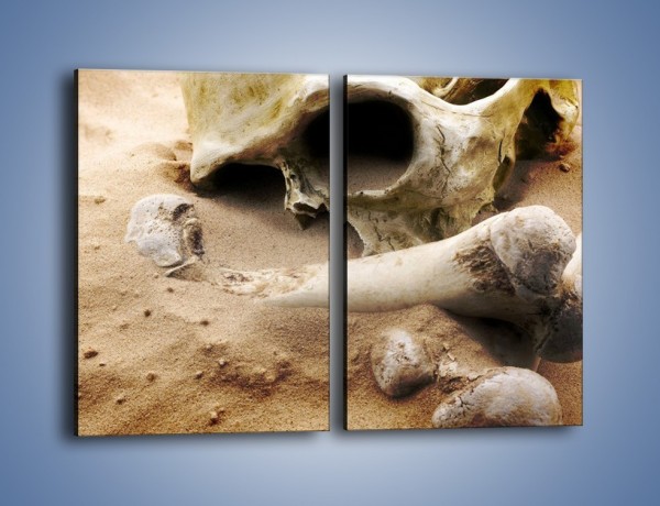 Obraz na płótnie – Starodawne wykopaliska – dwuczęściowy prostokątny pionowy O254