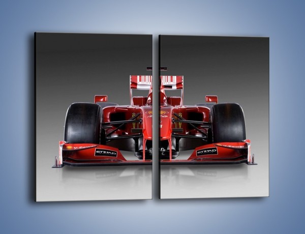 Obraz na płótnie – Scuderia Ferrari Formula 1 – dwuczęściowy prostokątny pionowy TM061