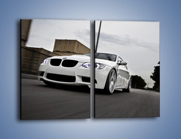 Obraz na płótnie – BMW M3 E92 Tuning – dwuczęściowy prostokątny pionowy TM122