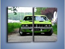 Obraz na płótnie – Plymouth Barracuda – dwuczęściowy prostokątny pionowy TM130