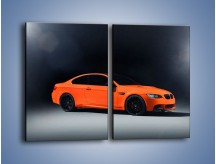 Obraz na płótnie – BMW M3 E92 Coupe Orange – dwuczęściowy prostokątny pionowy TM168