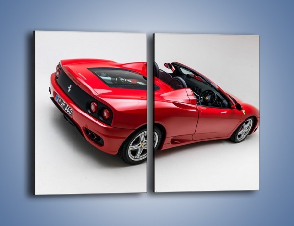 Obraz na płótnie – Ferrari 360 Spider – dwuczęściowy prostokątny pionowy TM182