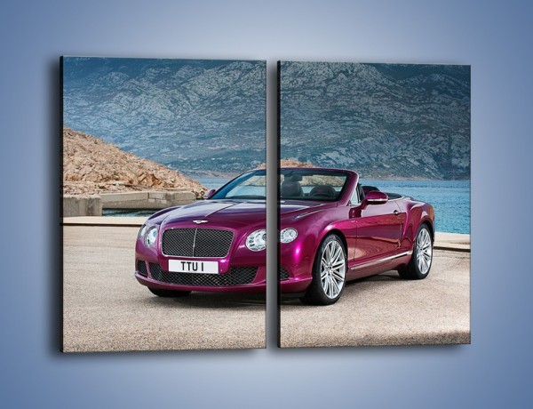 Obraz na płótnie – Bentley Continental Speed GT – dwuczęściowy prostokątny pionowy TM187