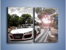 Obraz na płótnie – Audi R8 V10 Spyder – dwuczęściowy prostokątny pionowy TM209