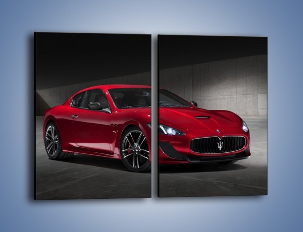 Obraz na płótnie – Maserati GranTurismo Centennial Edition – dwuczęściowy prostokątny pionowy TM240