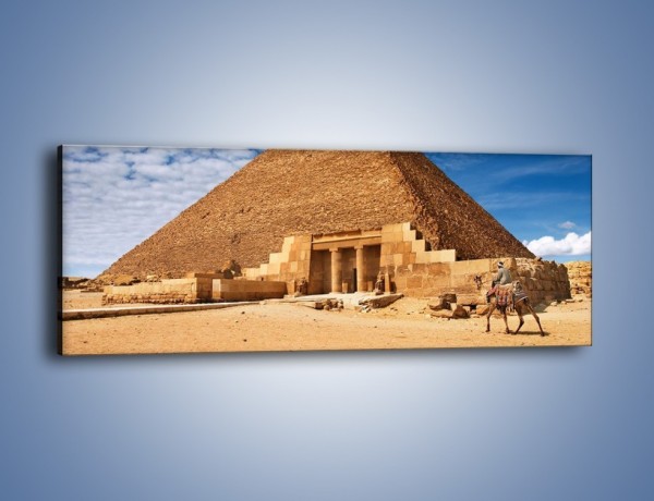 Obraz na płótnie – Wejście do egipskiej piramidy – jednoczęściowy panoramiczny AM602