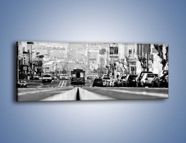 Obraz na płótnie – Powell Street w San Francisco – jednoczęściowy panoramiczny AM603