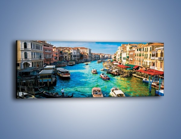 Obraz na płótnie – Najsłynniejsza cieśnina Wenecji – jednoczęściowy panoramiczny AM623