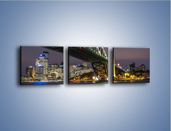 Obraz na płótnie – Sydney Harbour Bridge – trzyczęściowy AM803W1