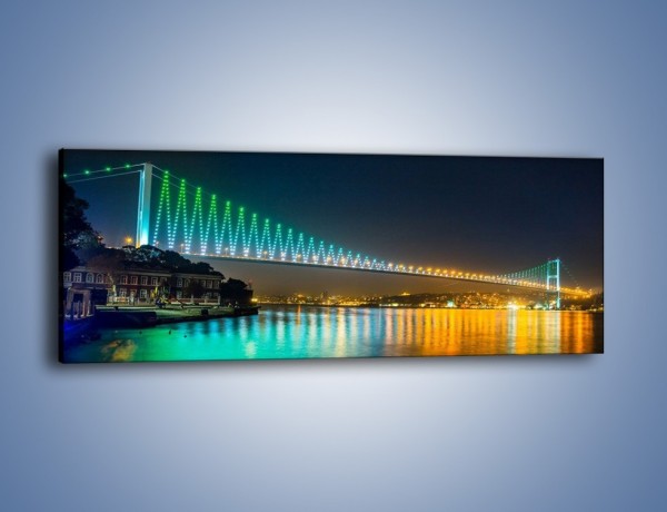 Obraz na płótnie – Most Bosforski w Turcji – jednoczęściowy panoramiczny AM654