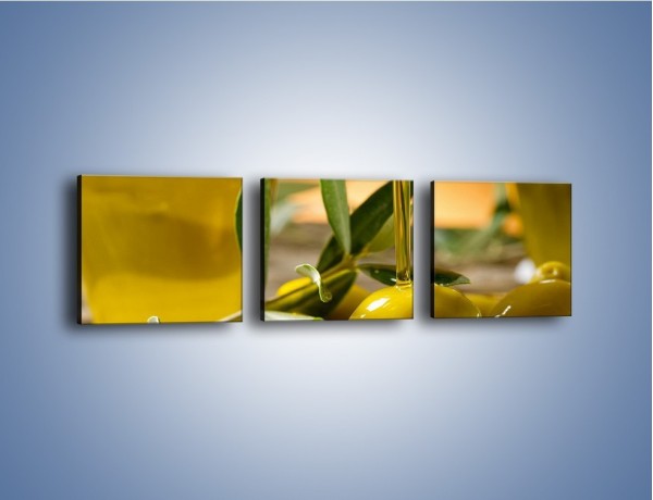 Obraz na płótnie – Oliwa z oliwek – trzyczęściowy JN195W1