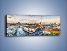 Obraz na płótnie – Panorama Berlina – jednoczęściowy panoramiczny AM673