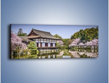 Obraz na płótnie – Świątynia Heian Shrine w Kyoto – jednoczęściowy panoramiczny AM677