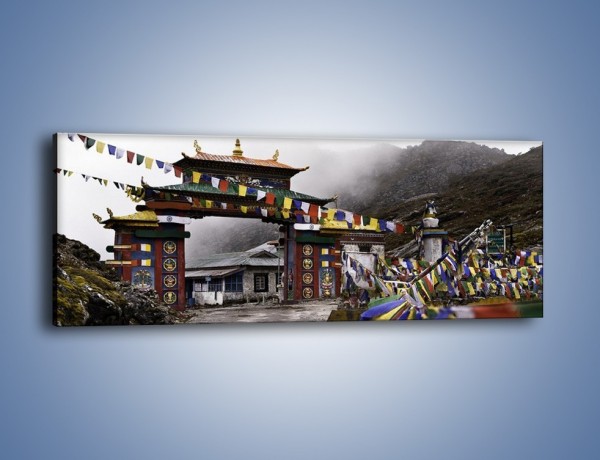 Obraz na płótnie – Brama do miasta Tawang w Tybecie – jednoczęściowy panoramiczny AM689