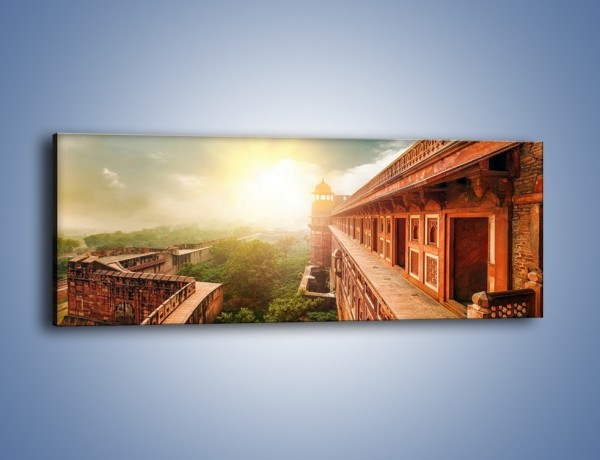 Obraz na płótnie – Czerwony Fort w Indiach – jednoczęściowy panoramiczny AM699