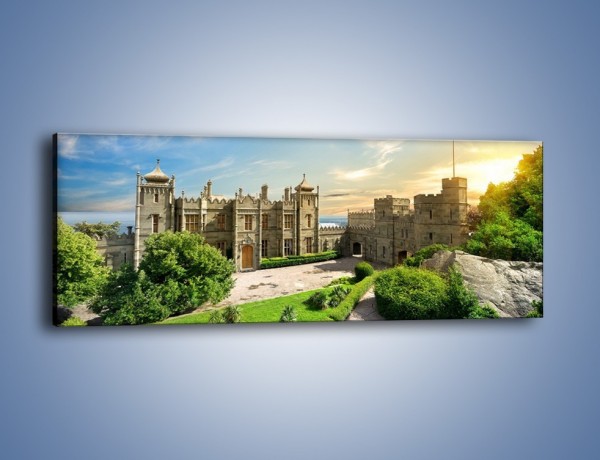 Obraz na płótnie – Pałac Woroncowa w Ałupce – jednoczęściowy panoramiczny AM747
