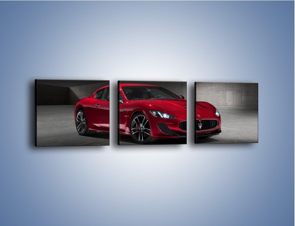 Obraz na płótnie – Maserati GranTurismo Centennial Edition – trzyczęściowy TM240W1