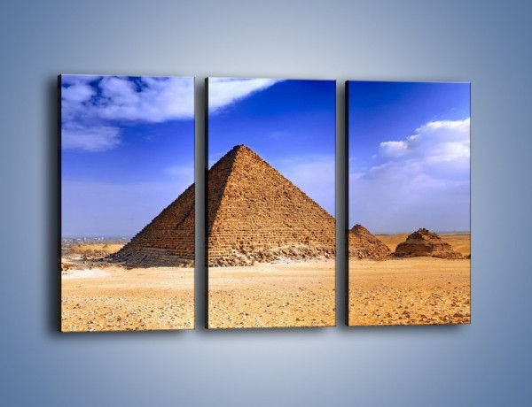 Obraz na płótnie – Piramida egipska – trzyczęściowy AM099W2