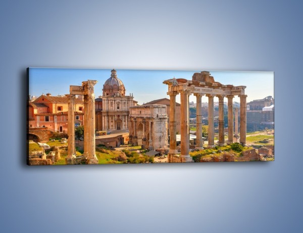 Obraz na płótnie – Rzymskie starożytne ruiny – jednoczęściowy panoramiczny AM802