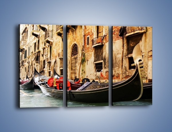 Obraz na płótnie – Wenecka gondola – trzyczęściowy AM286W2