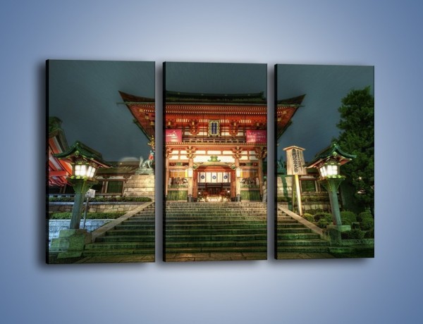 Obraz na płótnie – Świątynia w Kyoto – trzyczęściowy AM327W2