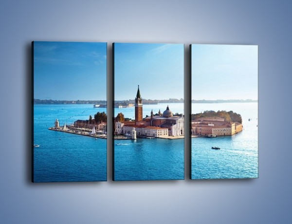 Obraz na płótnie – Wyspa San Giorgio Maggiore – trzyczęściowy AM380W2