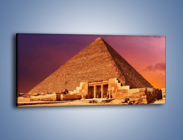 Obraz na płótnie – Piramida w Egipcie – jednoczęściowy panoramiczny AM812