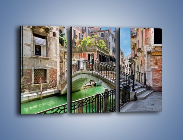 Obraz na płótnie – Wenecki most – trzyczęściowy AM523W2