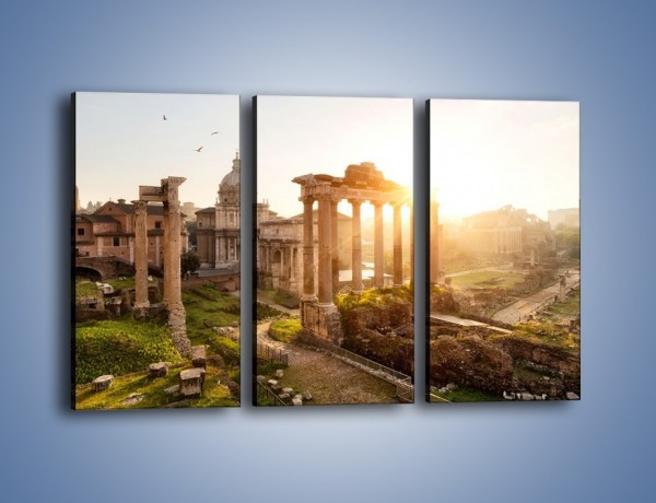 Obraz na płótnie – Starożytna architektura Rzymu – trzyczęściowy AM638W2