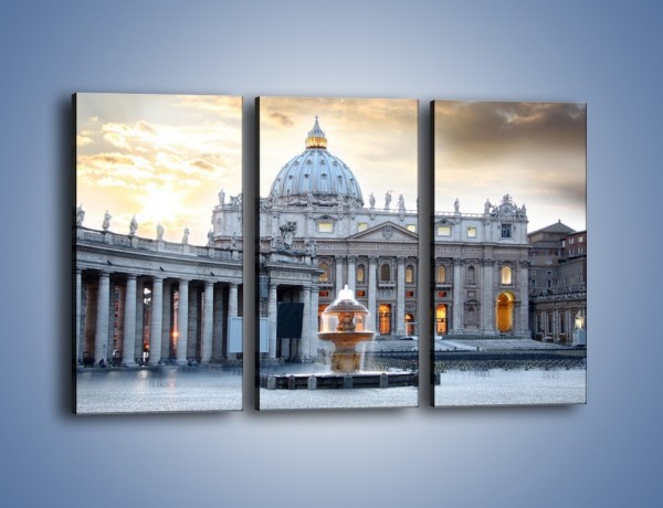 Obraz na płótnie – Bazylika św. Piotra w Watykanie – trzyczęściowy AM722W2
