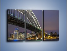 Obraz na płótnie – Sydney Harbour Bridge – trzyczęściowy AM803W2