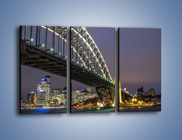 Obraz na płótnie – Sydney Harbour Bridge – trzyczęściowy AM803W2