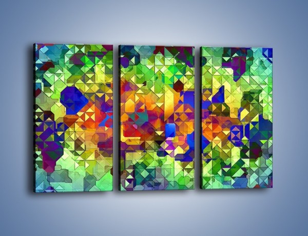 Obraz na płótnie – Mozaika w kolorze – trzyczęściowy GR373W2