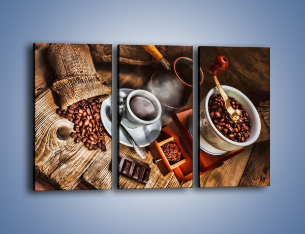 Obraz na płótnie – Smaki kawy dla dorosłych – trzyczęściowy JN313W2