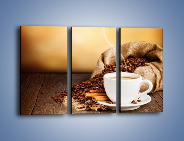Obraz na płótnie – Zaproszenie na pogaduchy przy kawie – trzyczęściowy JN320W2