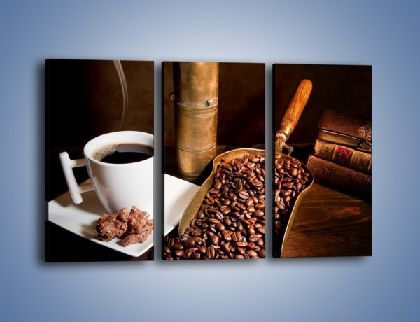 Obraz na płótnie – Opowieści przy mocnej kawie – trzyczęściowy JN360W2